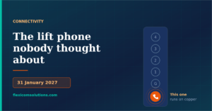 The lift phone nobody thought about: what the 2027 switch-off really means